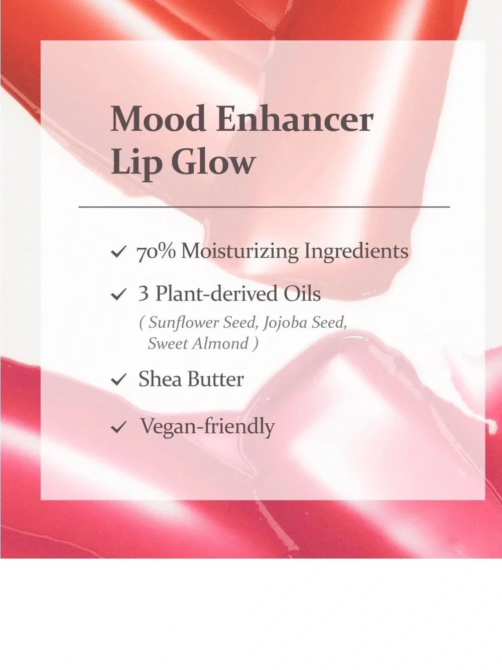Hince  mood enhancer lip glow start over unisex lip balm